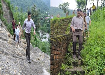 DM Savin Bansal reached the disaster affected areas