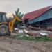 Bulldozer ran on Shri Ram Swaroop University