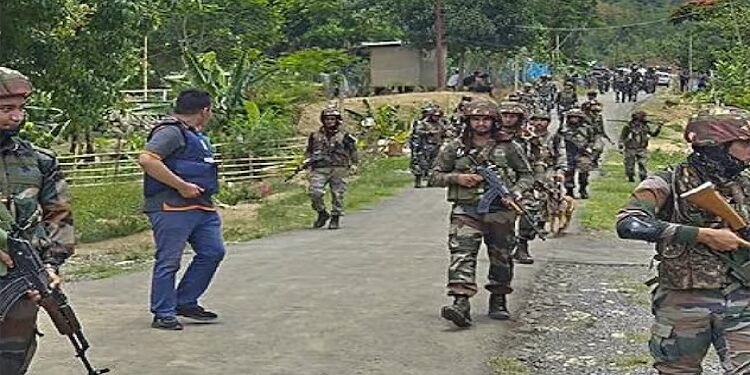 Terrorist attack on Assam Rifles convoy in Manipur