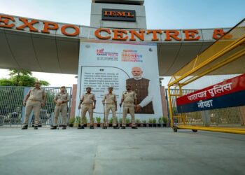 UP Police played an important role in making UPITS divine and grand.