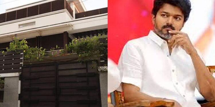 Vijay's house threatened with a bomb blast
