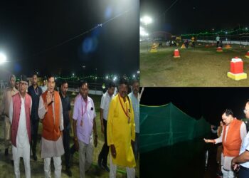 AK Sharma reviewed the preparations for the Chhath festival.
