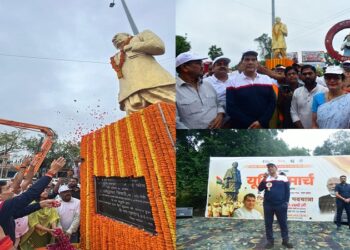 AK Sharma paid tribute to Sardar Patel on his 150th birth anniversary.