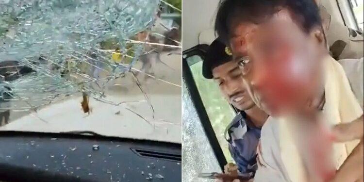 BJP MP Khagen Murmu attacked in Bengal