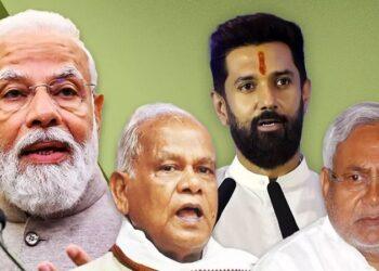 Seat sharing between NDA in Bihar announced