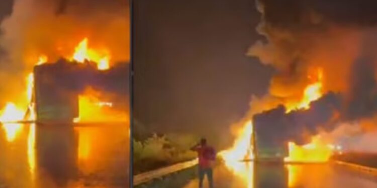 Burning Bus