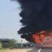 Burning Bus