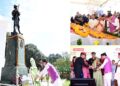 CM Dhami participated in the Martyrs' Honor Ceremony in Lansdowne