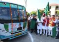 CM Dhami inaugurated Haldwani city bus service