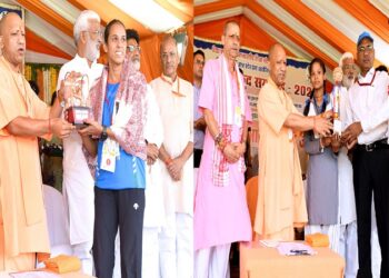 CM Yogi participated in the 36th Regional Sports Festival