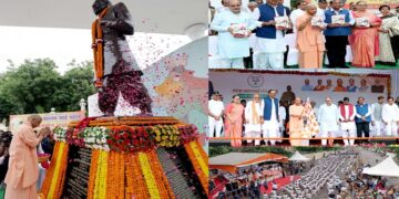CM Yogi paid humble tribute to Sardar Patel.