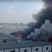 A massive fire broke out at Hazrat Shahjalal International Airport.