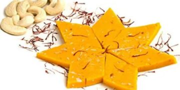 Kaju Kesar Katli
