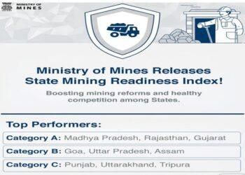 Uttarakhand Leads in Mining Reforms: Ministry of Mines Releases State Mining Readiness Index