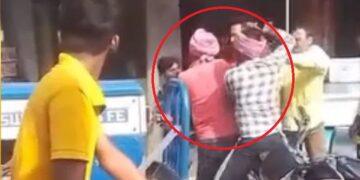 SP leader Nizamuddin beats tractor driver