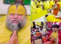 Pandit Dhirendra Shastri prostrated before Premananda Maharaj