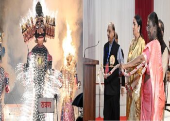 President Murmu burns Ravana