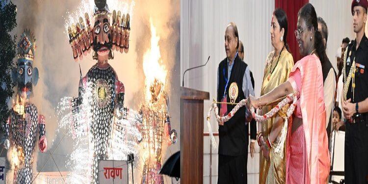 President Murmu burns Ravana