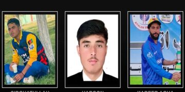 Three Afghan cricketers killed in Pak attack