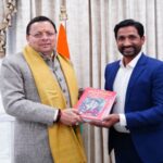 Actor Dev Raturi met CM Dhami