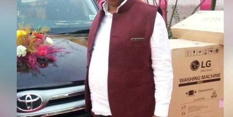 BJP leader Dharmendra Bhati was shot during celebratory firing.
