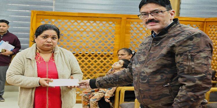 Disabled Bhavya gets financial assistance from Rifle Fund