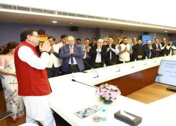 CM Dhami interacted with expatriate Uttarakhand advocates