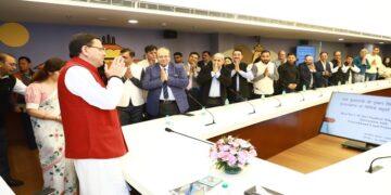 CM Dhami interacted with expatriate Uttarakhand advocates