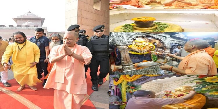 CM Yogi visited Shri Kashi Vishwanath and Kaal Bhairav.