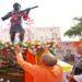 CM Yogi and Rajnath Singh unveiled the statue of warrior Uda Devi Pasi.
