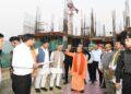 CM Yogi inspected the construction work of the second battalion of the SSF.