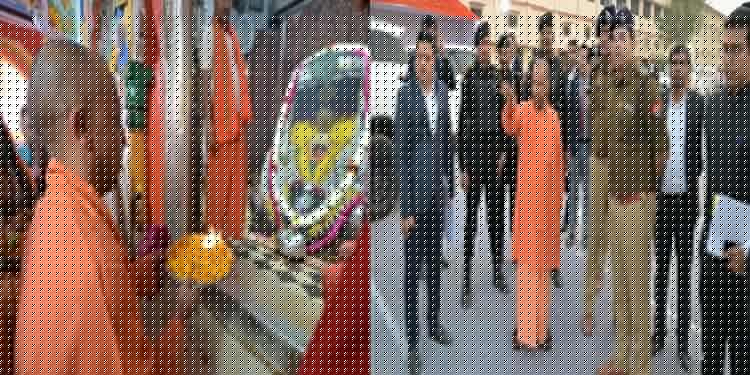 CM Yogi reached Ayodhya on a one-day visit