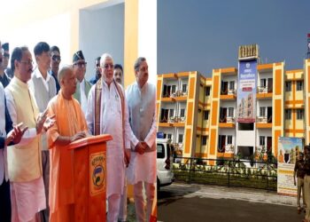 CM Yogi gave flats to 72 families from the weaker income group.