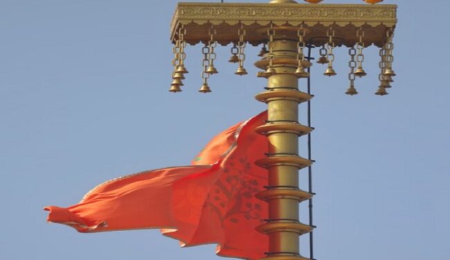 Dharma flag hoisted in Ayodhya
