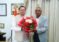 Dr. Mohan Singh Bisht met CM Dhami