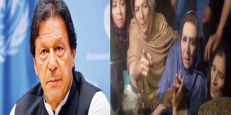 Imran Khan's three sisters were dragged on the road.