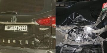 Three vehicles collided on the highway