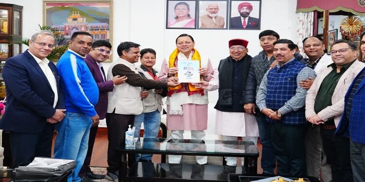 PRSI delegation met CM Dhami