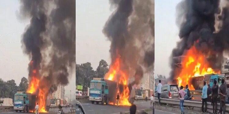 Horrific road accident on Pune-Bengaluru highway