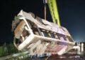 Sleeper bus overturns on Lucknow Expressway