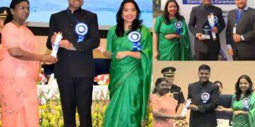 President honored Rajnandgaon with two National Water Awards
