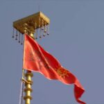 PM Modi hoisted the religious flag at the Ram temple.