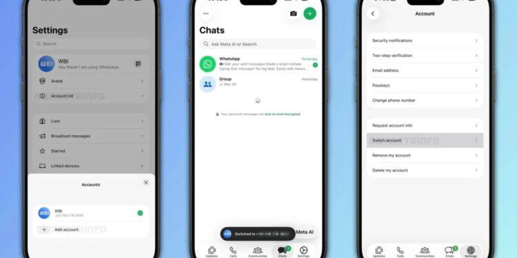 WhatsApp का बड़ा धमाका: अब एक ही फोन में चलेंगे कई अकाउंट, आने वाला है नया फीचर