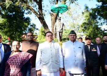 CM Dhami pays tribute to CDS Bipin Rawat