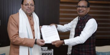 CM Dhami met Shivraj Singh Chauhan