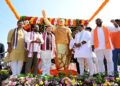 CM Dhami unveiled the statue of Atal Bihari Vajpayee