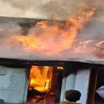 Farmer burnt alive in fire and died