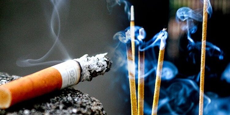Incense smoke is more dangerous than cigarette smoke
