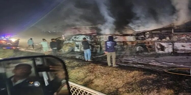 9 people died in a horrific road accident