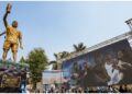 Messi inaugurates his 70-foot statue